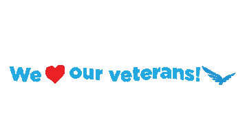Thank You For Your Service Veterans Sticker by Blue Raven Solar