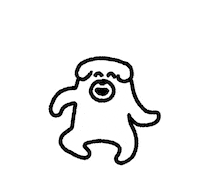 Happy Dancing Dog Sticker by takadabear