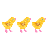 Chicken Easter Sticker by Homebook