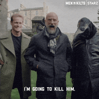 Graham Mctavish Reaction GIF by Men in Kilts: A Roadtrip with Sam and Graham