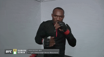Kamaru Usman Sport GIF by UFC