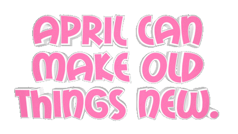 Happy April Sticker by OpticalArtInc.