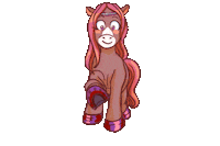Love It Horse Sticker by SparksNBlings