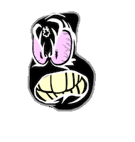 Angry Scream Sticker by U M M O