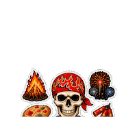 San Juan Halloween Sticker