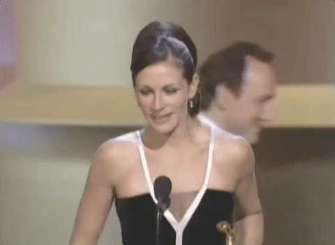 happy julia roberts GIF by The Academy Awards