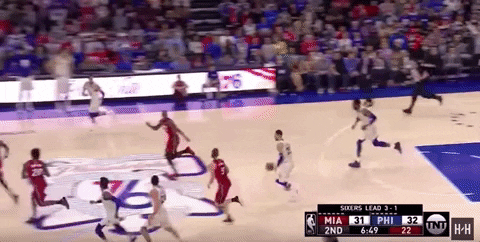 simmons assist GIF