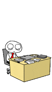 Break Time Ugh Sticker