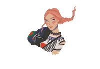 girl love Sticker by Wastana Haikal
