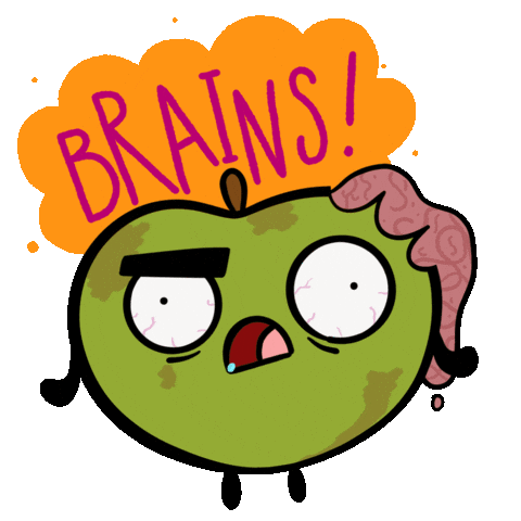 Halloween Zombie Sticker