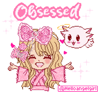 Cute Girl Sticker by helloangelgirl