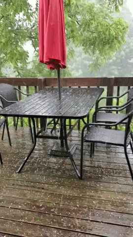 Hail Pummels Small New York Town Amid Severe Storm Warnings