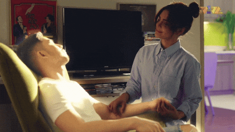 VivaFilms giphyupload dancing sad hug GIF