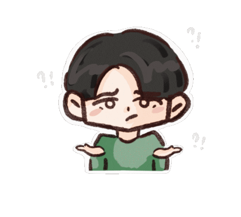 Confused Sticker