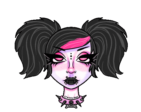 Creepy Cute Pink Sticker