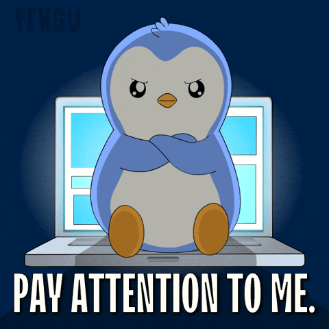 Pay Attention To Me Hello GIF by Pudgy Memez
