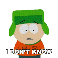 Confused Kyle Broflovski Sticker by South Park