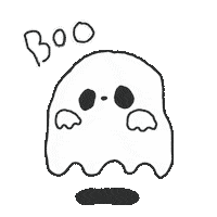 Halloween Ghost Sticker
