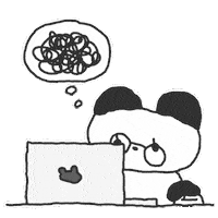 Tired Illustration Sticker