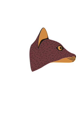 Fox Sticker by popandpartners