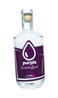 purplegin purple gin gin tonic purple gin Sticker