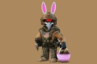 Easter Bunny GIF by Hard Head Veterans