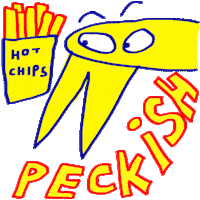 Hungry Hot Chips Sticker by Aaron's World 94
