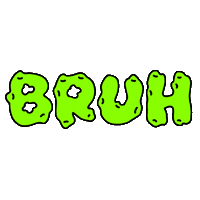 Bro What Sticker by herbertonic