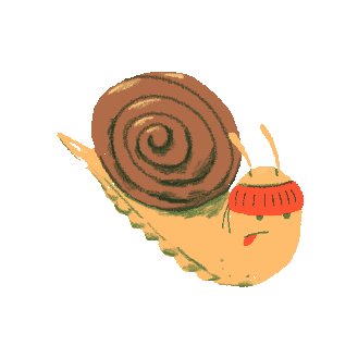 Volunteer Snail Sticker by TimeHeroes