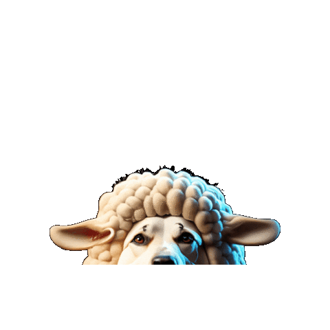 nestorsillva giphygifmaker cachorro ovelha cachorro cachorro ovelha Sticker