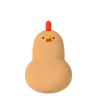Chicken Egg Sticker by samchomaeul