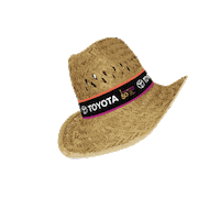 TCMF_Official festival hat country music toyota Sticker