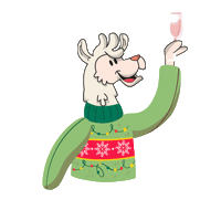 New Year Champagne Sticker by Universidad del Pacífico