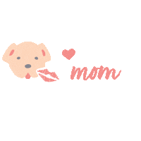 Mothers Day Dogmom Sticker by Wüfers