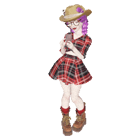 Girl Bota Sticker