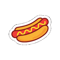 AlfredUniversity hot dog alfred hot dog day alfred university Sticker