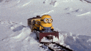 Snow Train GIF