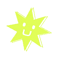 Happy Star Sticker
