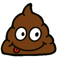 Happy Poop Sticker by Jelene