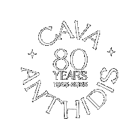 cavaanthidis cava 80years cavaanthidis anthidis Sticker