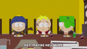 kyle broflovski table GIF by South Park 