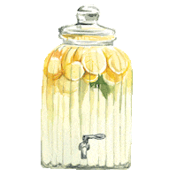 Lemonade Lemons Sticker by P13PaperProducts