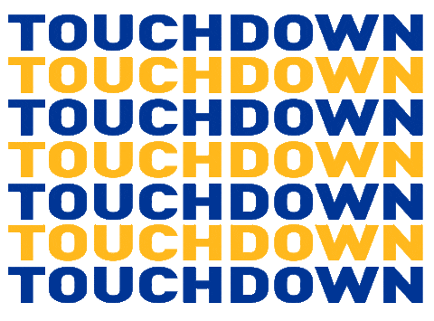 Touchdown Sticker by Pitt Panthers