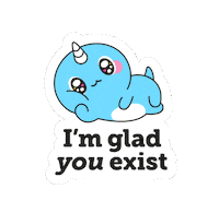 Exist Love You Sticker by Naru Naru