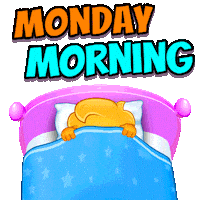 Monday Morning Sticker by Lucas and Friends by RV AppStudios
