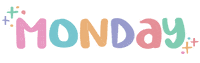 Color Monday Sticker