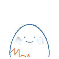 Hong Kong Egg Sticker by M21.hk