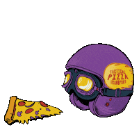 enodoodle food pizza hungry friday feeling Sticker