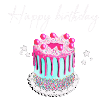 Happy Birthday Sticker by Babybluecat