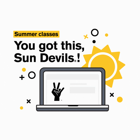 Sun Devils Summer GIF by Arizona State University